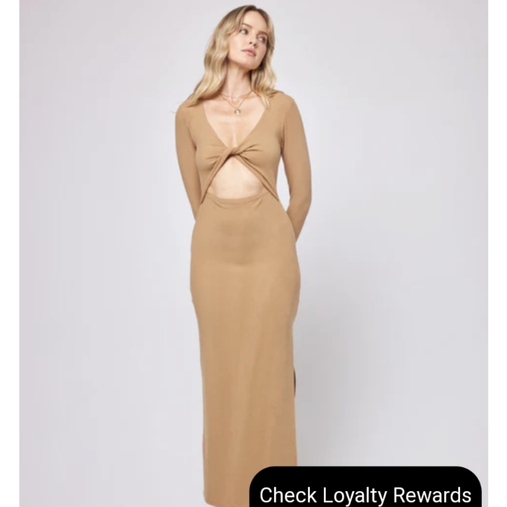 Camel dress